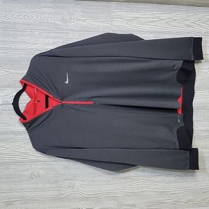 Nike Dri-Fit Tiger Woods Collection Golf, Quarter Zip Pullover Athletic Top